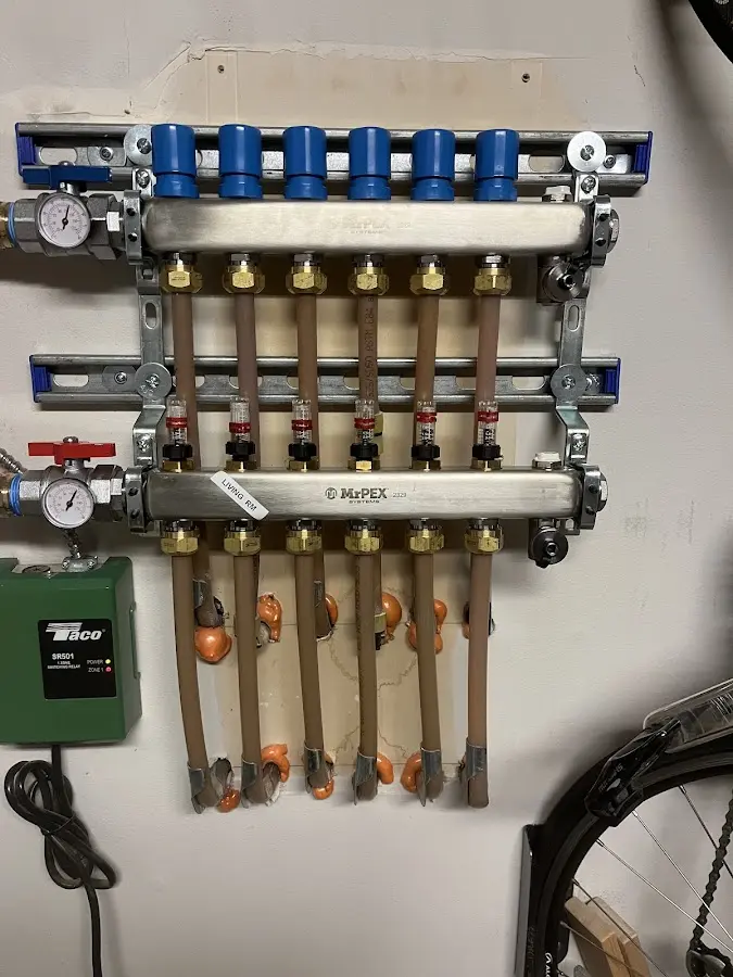 Plumber performing Leak Detection at a residential property in Phillipsburg